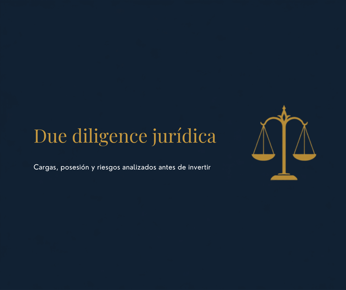 Due diligence jurídica de activos judiciales